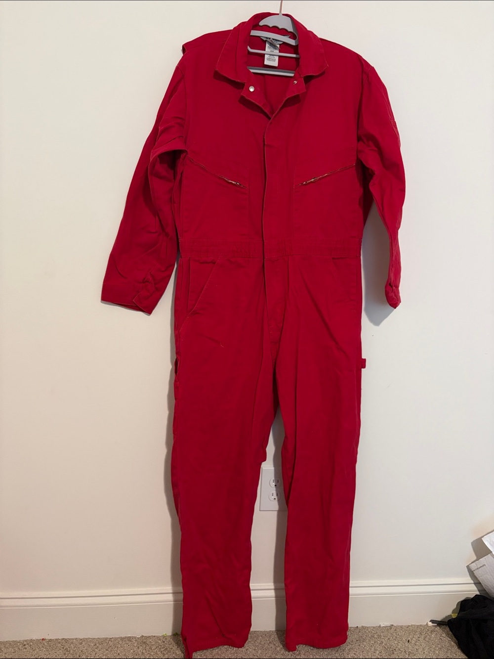 Berne Men's Red Utility Coverall Jumpsuit